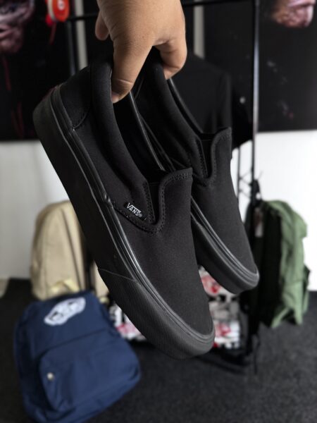 Slip on all black