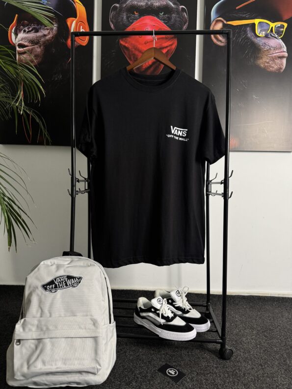Camisa VANS “off the wall” black
