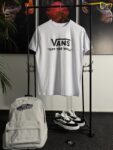 Camisa VANS “off the wall” white